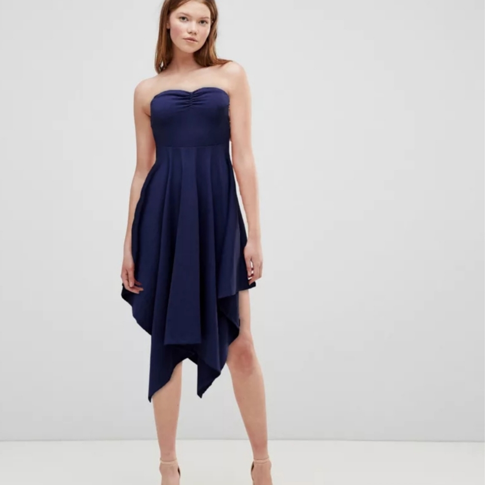 ASOS Bandeau Midi Cotton Sundress